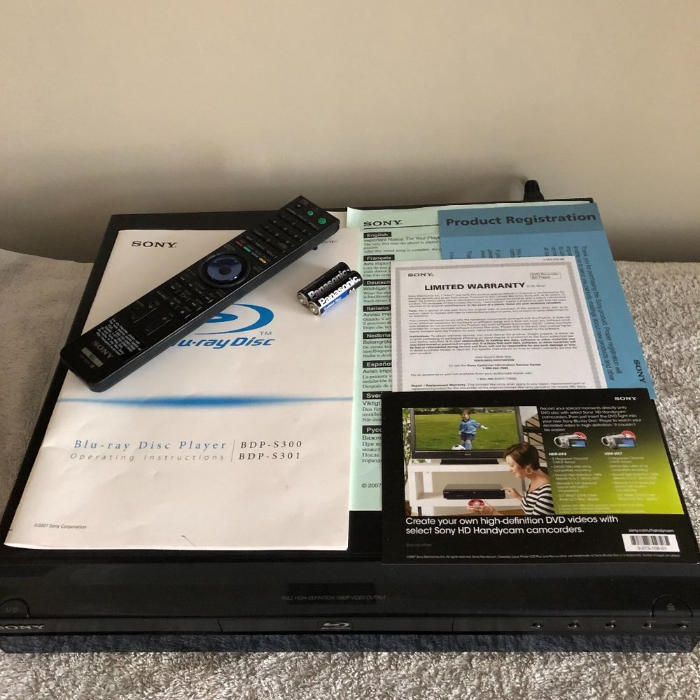 SONY Blue-ray DVD Player